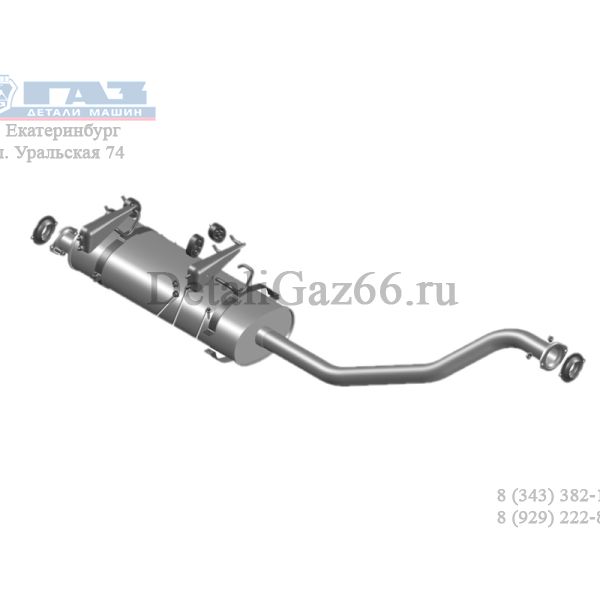 Глушитель Соболь 40524 дв. ЕВРО-3 (в упак. G-PART) /.АК2310-1201008-10/