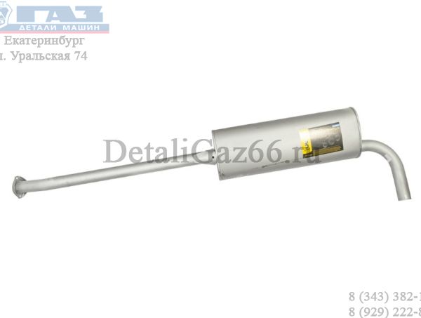 Глушитель ГАЗель дв. УМЗ 4216 ЕВРО-4 (удл.) (в упак. g-PART) /GP.10511042/