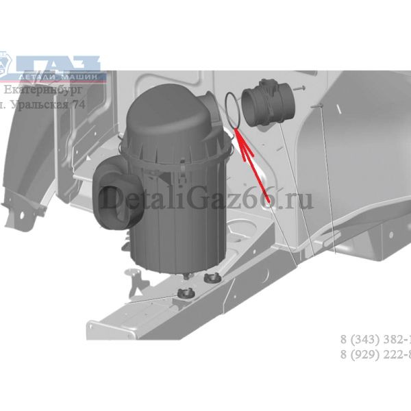 Кольцо уплотнительное ГАЗель NEXT (ЯПГ и РТИ  ГАЗ Оригинал) /А21R22-1109042/