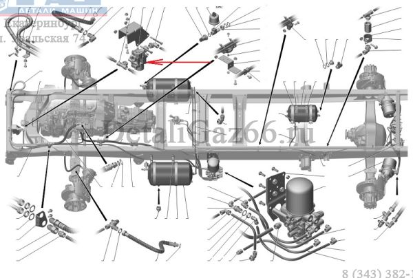 Модулятор АБС ГАЗон NEXT (аналог WABCO) (ООО «ВБК Рус» «Тормозные Системы России») /4721950660/