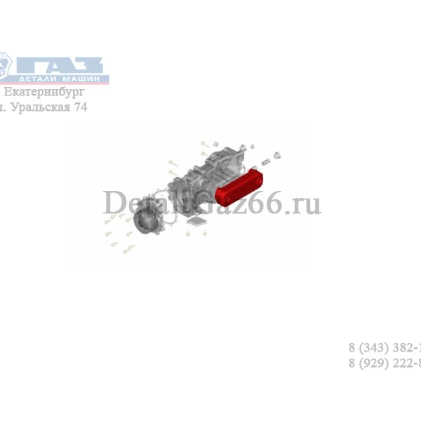 Теплообменник (масл. охладитель) дв. ЯМЗ-5344 ГАЗон NEXT (ПАО "Автодизель" (ЯМЗ) ГАЗ Оригинал) /5340.1013650-04/