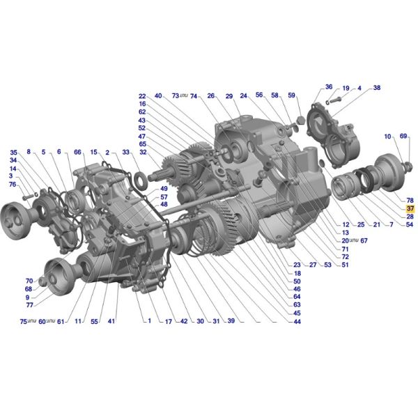 Кольцо защитное сальника РКПП ГАЗель 4WD, Соболь 4WD (АМЗ  ГАЗ Оригинал) /33027-1802046/