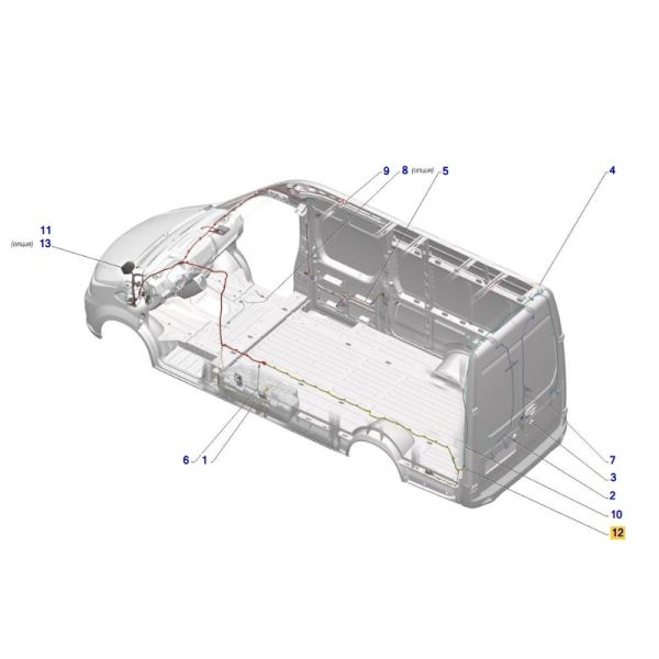 Автопроводка жгут 40 ГАЗель NEXT (ЦМФ) (ООО "Арзамасское ПО Автопровод"  ГАЗ Оригинал) /А31R22.3724040/